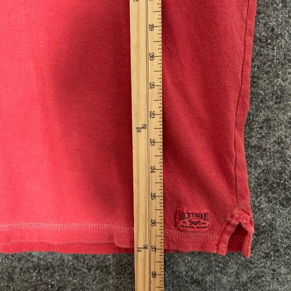 Lucky Brand Red Polo Shirt‎ Men’s Size Large - Picture 3 of 5